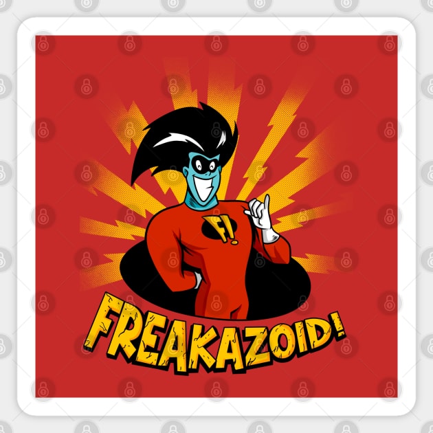 Freakazoid Sticker by OniSide